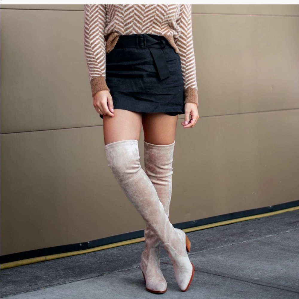 Suede Thigh High boots